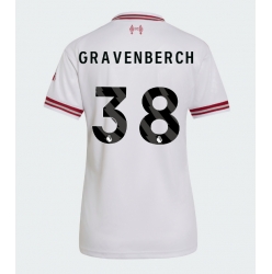 Strój piłkarski Liverpool Ryan Gravenberch #38 Koszulka Wyjazdowej damskie 2026-27 Krótki Rękaw