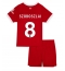 Strój piłkarski Liverpool Szoboszlai Dominik #8 Koszulka Podstawowej dziecięce 2023-24 Krótki Rękaw (+ Krótkie spodenki)