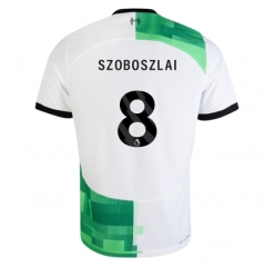 Strój piłkarski Liverpool Szoboszlai Dominik #8 Koszulka Wyjazdowej 2023-24 Krótki Rękaw