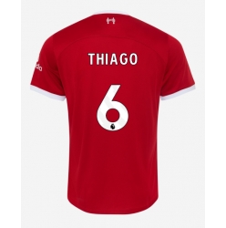 Strój piłkarski Liverpool Thiago Alcantara #6 Koszulka Podstawowej 2023-24 Krótki Rękaw