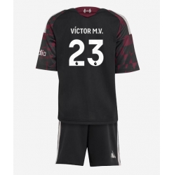 Strój piłkarski Liverpool Victor Munoz #23 Koszulka Trzeciej dziecięce 2026-27 Krótki Rękaw (+ Krótkie spodenki)