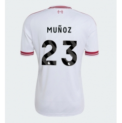 Strój piłkarski Liverpool Victor Munoz #23 Koszulka Wyjazdowej 2026-27 Krótki Rękaw