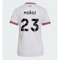 Strój piłkarski Liverpool Victor Munoz #23 Koszulka Wyjazdowej damskie 2026-27 Krótki Rękaw