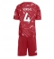 Strój piłkarski Liverpool Virgil van Dijk #4 Koszulka Podstawowej dziecięce 2026-27 Krótki Rękaw (+ Krótkie spodenki)
