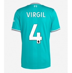 Strój piłkarski Liverpool Virgil van Dijk #4 Koszulka Trzeciej 2025-26 Krótki Rękaw