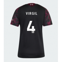 Strój piłkarski Liverpool Virgil van Dijk #4 Koszulka Trzeciej damskie 2026-27 Krótki Rękaw