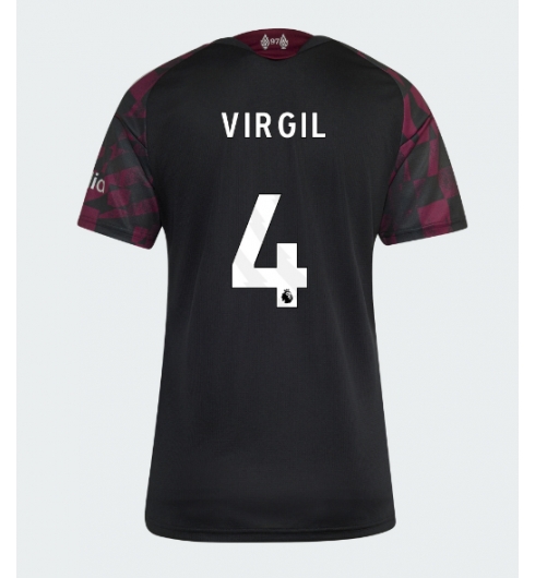 Strój piłkarski Liverpool Virgil van Dijk #4 Koszulka Trzeciej damskie 2026-27 Krótki Rękaw Strój piłkarski Liverpool Virgil van Dijk #4 Koszulka Trzeciej damskie 2026-27 Krótki Rękaw