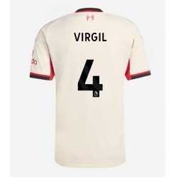 Strój piłkarski Liverpool Virgil van Dijk #4 Koszulka Wyjazdowej 2025-26 Krótki Rękaw