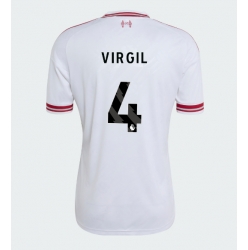Strój piłkarski Liverpool Virgil van Dijk #4 Koszulka Wyjazdowej 2026-27 Krótki Rękaw