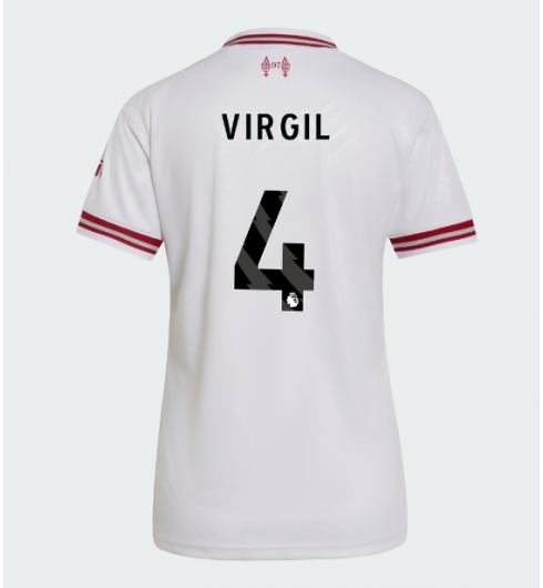 Strój piłkarski Liverpool Virgil van Dijk #4 Koszulka Wyjazdowej damskie 2026-27 Krótki Rękaw Strój piłkarski Liverpool Virgil van Dijk #4 Koszulka Wyjazdowej damskie 2026-27 Krótki Rękaw