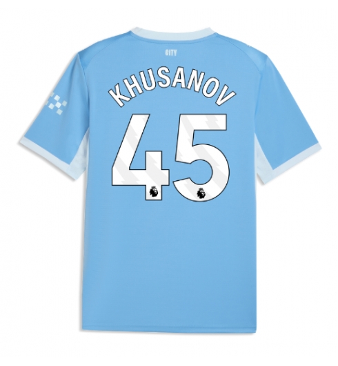 Strój piłkarski Manchester City Abdukodir Khusanov #45 Koszulka Podstawowej 2026-27 Krótki Rękaw Strój piłkarski Manchester City Abdukodir Khusanov #45 Koszulka Podstawowej 2026-27 Krótki Rękaw
