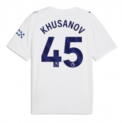 Strój piłkarski Manchester City Abdukodir Khusanov #45 Koszulka Trzeciej 2026-27 Krótki Rękaw