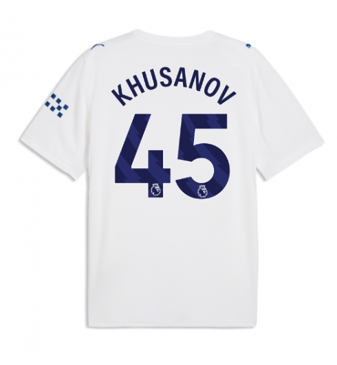 Strój piłkarski Manchester City Abdukodir Khusanov #45 Koszulka Trzeciej 2026-27 Krótki Rękaw Strój piłkarski Manchester City Abdukodir Khusanov #45 Koszulka Trzeciej 2026-27 Krótki Rękaw