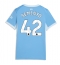 Strój piłkarski Manchester City Antoine Semenyo #42 Koszulka Podstawowej damskie 2026-27 Krótki Rękaw