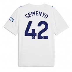 Strój piłkarski Manchester City Antoine Semenyo #42 Koszulka Trzeciej 2026-27 Krótki Rękaw