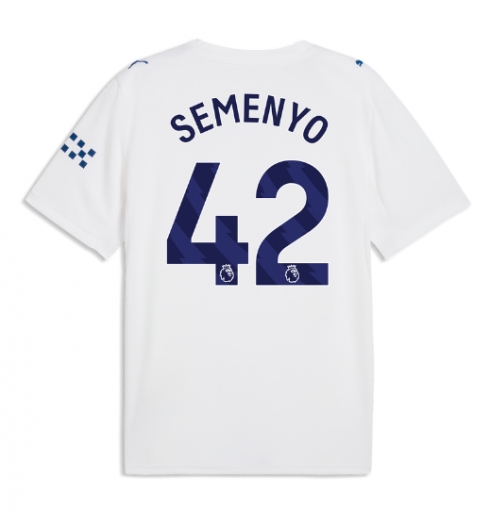Strój piłkarski Manchester City Antoine Semenyo #42 Koszulka Trzeciej 2026-27 Krótki Rękaw Strój piłkarski Manchester City Antoine Semenyo #42 Koszulka Trzeciej 2026-27 Krótki Rękaw
