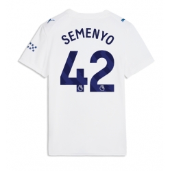 Strój piłkarski Manchester City Antoine Semenyo #42 Koszulka Trzeciej damskie 2026-27 Krótki Rękaw