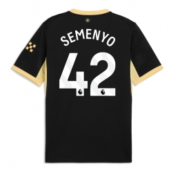 Strój piłkarski Manchester City Antoine Semenyo #42 Koszulka Wyjazdowej 2026-27 Krótki Rękaw