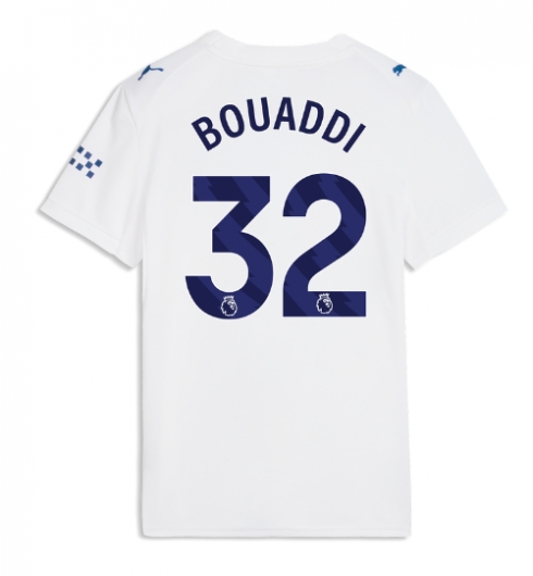 Strój piłkarski Manchester City Ayyoub Bouaddi #32 Koszulka Trzeciej damskie 2026-27 Krótki Rękaw Strój piłkarski Manchester City Ayyoub Bouaddi #32 Koszulka Trzeciej damskie 2026-27 Krótki Rękaw