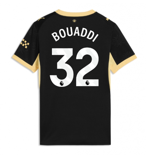 Strój piłkarski Manchester City Ayyoub Bouaddi #32 Koszulka Wyjazdowej damskie 2026-27 Krótki Rękaw Strój piłkarski Manchester City Ayyoub Bouaddi #32 Koszulka Wyjazdowej damskie 2026-27 Krótki Rękaw
