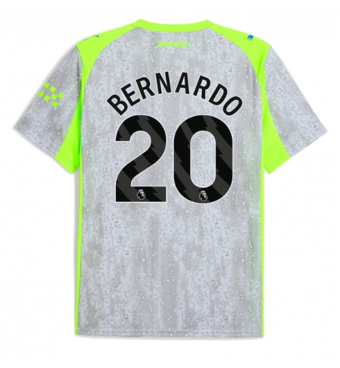 Strój piłkarski Manchester City Bernardo Silva #20 Koszulka Trzeciej 2025-26 Krótki Rękaw Strój piłkarski Manchester City Bernardo Silva #20 Koszulka Trzeciej 2025-26 Krótki Rękaw