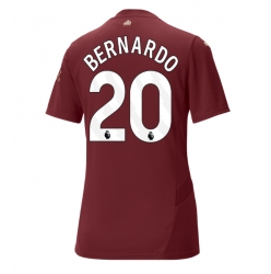 Strój piłkarski Manchester City Bernardo Silva #20 Koszulka Trzeciej damskie 2024-25 Krótki Rękaw