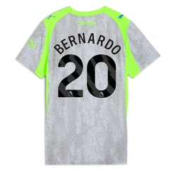 Strój piłkarski Manchester City Bernardo Silva #20 Koszulka Trzeciej damskie 2025-26 Krótki Rękaw