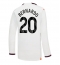 Strój piłkarski Manchester City Bernardo Silva #20 Koszulka Wyjazdowej 2023-24 Długi Rękaw