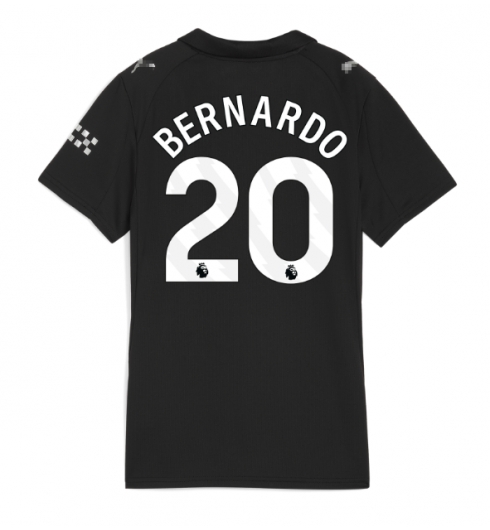 Strój piłkarski Manchester City Bernardo Silva #20 Koszulka Wyjazdowej damskie 2025-26 Krótki Rękaw Strój piłkarski Manchester City Bernardo Silva #20 Koszulka Wyjazdowej damskie 2025-26 Krótki Rękaw