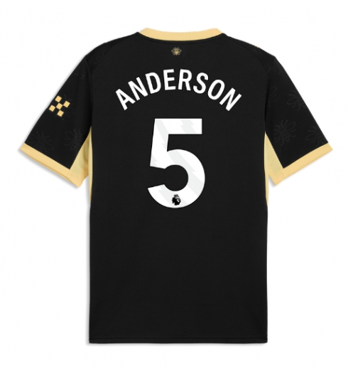 Strój piłkarski Manchester City Elliot Anderson #5 Koszulka Wyjazdowej 2026-27 Krótki Rękaw Strój piłkarski Manchester City Elliot Anderson #5 Koszulka Wyjazdowej 2026-27 Krótki Rękaw