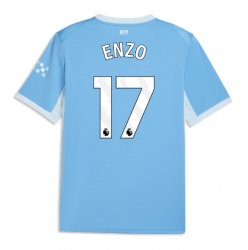 Strój piłkarski Manchester City Enzo Fernandez #17 Koszulka Podstawowej 2026-27 Krótki Rękaw