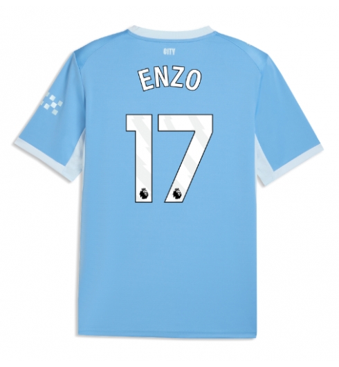Strój piłkarski Manchester City Enzo Fernandez #17 Koszulka Podstawowej 2026-27 Krótki Rękaw Strój piłkarski Manchester City Enzo Fernandez #17 Koszulka Podstawowej 2026-27 Krótki Rękaw