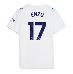 Strój piłkarski Manchester City Enzo Fernandez #17 Koszulka Trzeciej damskie 2026-27 Krótki Rękaw