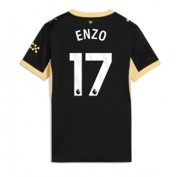 Strój piłkarski Manchester City Enzo Fernandez #17 Koszulka Wyjazdowej damskie 2026-27 Krótki Rękaw