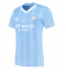 Strój piłkarski Manchester City Erling Haaland #9 Koszulka Podstawowej damskie 2023-24 Krótki Rękaw