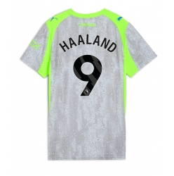 Strój piłkarski Manchester City Erling Haaland #9 Koszulka Trzeciej damskie 2025-26 Krótki Rękaw