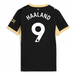 Strój piłkarski Manchester City Erling Haaland #9 Koszulka Wyjazdowej damskie 2026-27 Krótki Rękaw