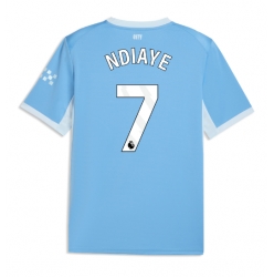 Strój piłkarski Manchester City Iliman Ndiaye #7 Koszulka Podstawowej 2026-27 Krótki Rękaw