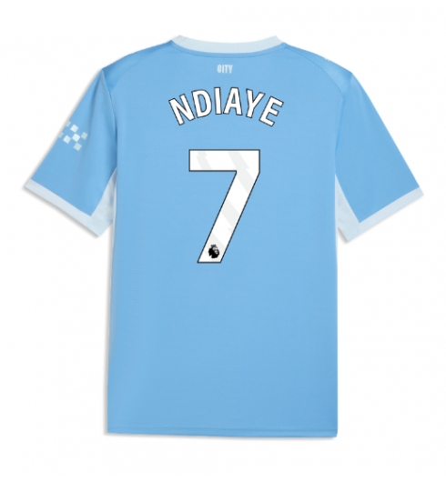 Strój piłkarski Manchester City Iliman Ndiaye #7 Koszulka Podstawowej 2026-27 Krótki Rękaw Strój piłkarski Manchester City Iliman Ndiaye #7 Koszulka Podstawowej 2026-27 Krótki Rękaw