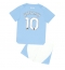 Strój piłkarski Manchester City Jack Grealish #10 Koszulka Podstawowej dziecięce 2023-24 Krótki Rękaw (+ Krótkie spodenki)