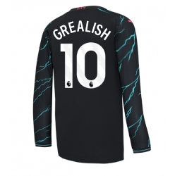 Strój piłkarski Manchester City Jack Grealish #10 Koszulka Trzeciej 2023-24 Długi Rękaw