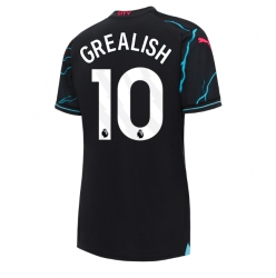 Strój piłkarski Manchester City Jack Grealish #10 Koszulka Trzeciej damskie 2023-24 Krótki Rękaw