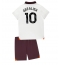 Strój piłkarski Manchester City Jack Grealish #10 Koszulka Wyjazdowej dziecięce 2023-24 Krótki Rękaw (+ Krótkie spodenki)