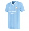 Strój piłkarski Manchester City Jeremy Doku #11 Koszulka Podstawowej 2023-24 Krótki Rękaw
