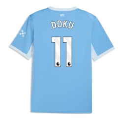 Strój piłkarski Manchester City Jeremy Doku #11 Koszulka Podstawowej 2026-27 Krótki Rękaw