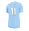 Strój piłkarski Manchester City Jeremy Doku #11 Koszulka Podstawowej damskie 2023-24 Krótki Rękaw