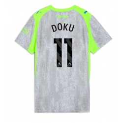 Strój piłkarski Manchester City Jeremy Doku #11 Koszulka Trzeciej damskie 2025-26 Krótki Rękaw