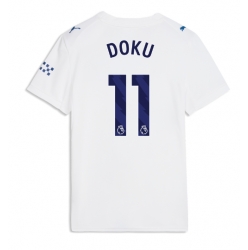 Strój piłkarski Manchester City Jeremy Doku #11 Koszulka Trzeciej damskie 2026-27 Krótki Rękaw