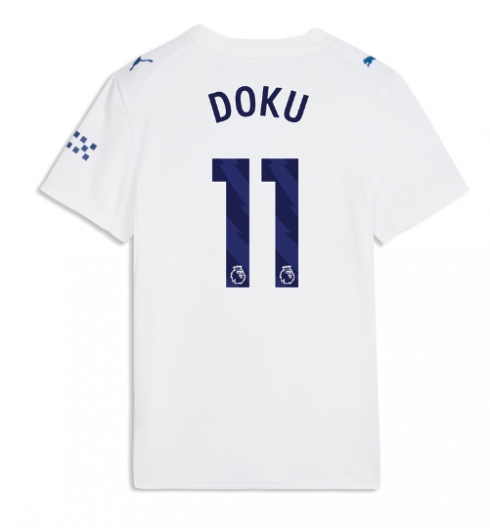 Strój piłkarski Manchester City Jeremy Doku #11 Koszulka Trzeciej damskie 2026-27 Krótki Rękaw Strój piłkarski Manchester City Jeremy Doku #11 Koszulka Trzeciej damskie 2026-27 Krótki Rękaw
