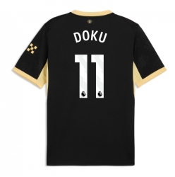 Strój piłkarski Manchester City Jeremy Doku #11 Koszulka Wyjazdowej 2026-27 Krótki Rękaw